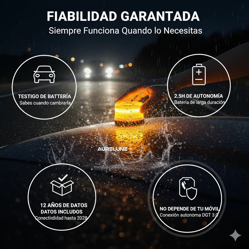Luz Emergencia Coche Salva Vidas